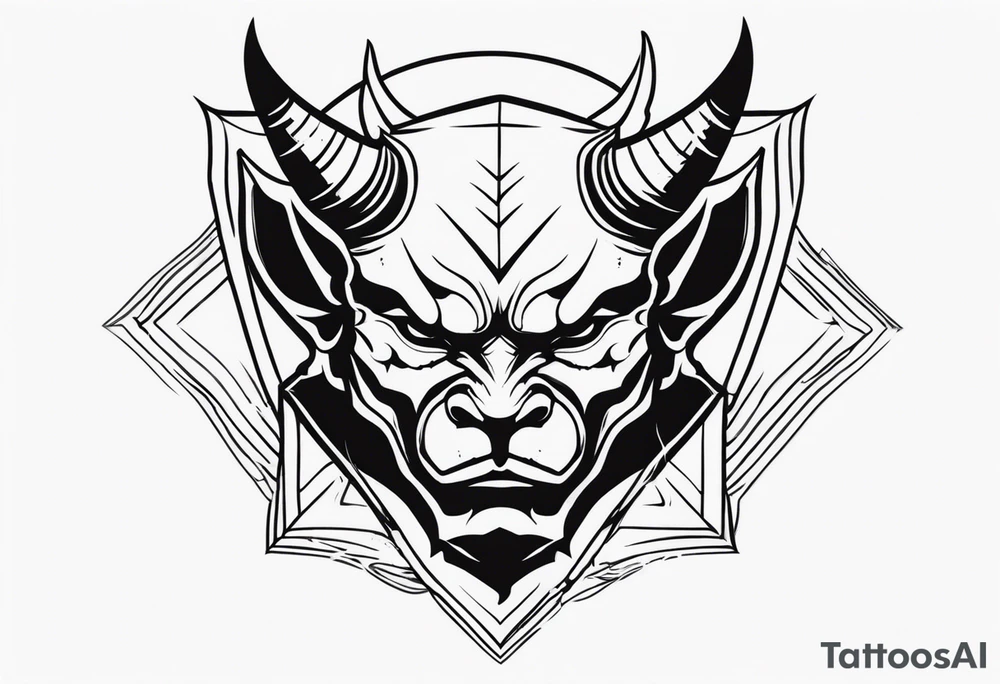 devil tattoo idea