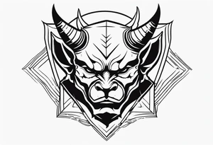 devil tattoo idea