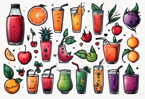 boob juice tattoo idea