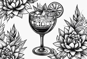 Molotov cocktail tattoo idea