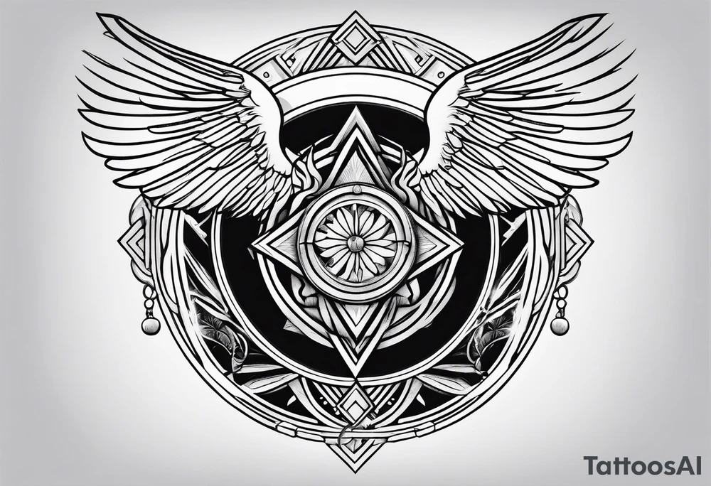 symbol of temperance tattoo idea