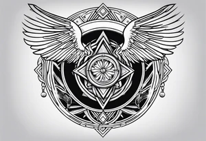 symbol of temperance tattoo idea