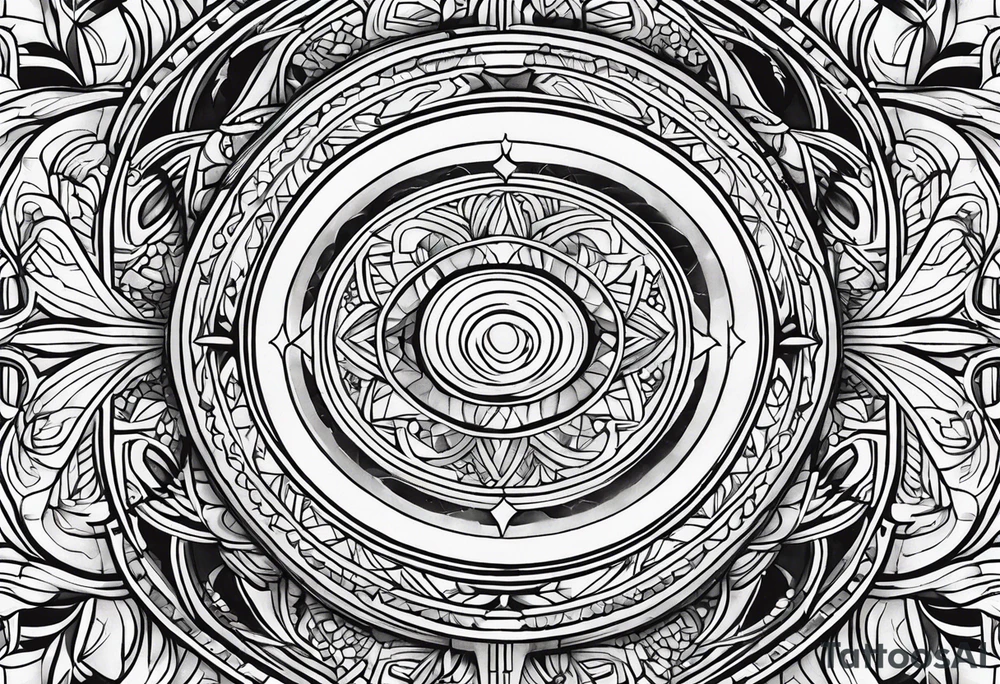 pattern tattoo idea