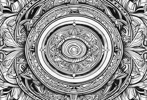 pattern tattoo idea
