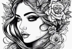 life is about love tattoo idea