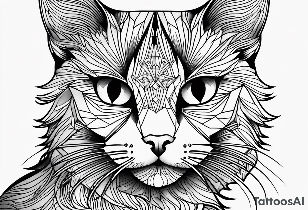 Black Cat tattoo idea