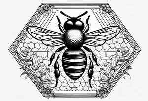 a bee hive tattoo idea