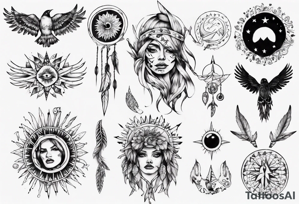 free spirit tattoo idea