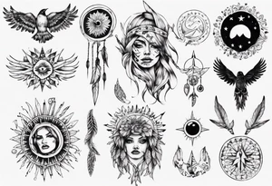 free spirit tattoo idea