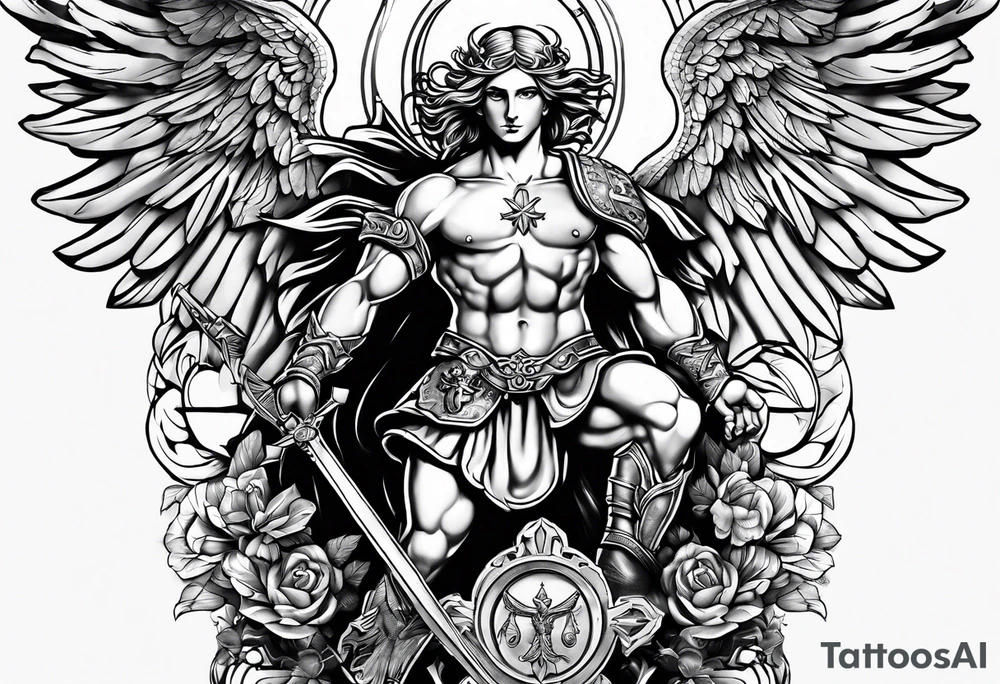 St michael tattoo idea