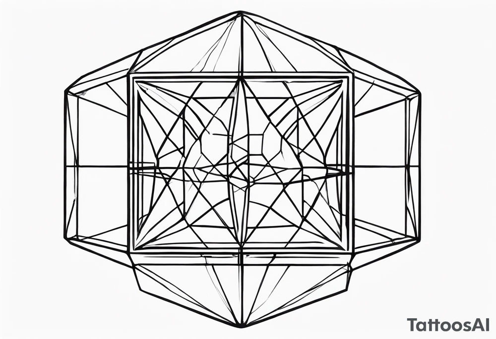 Tesseract tattoo idea