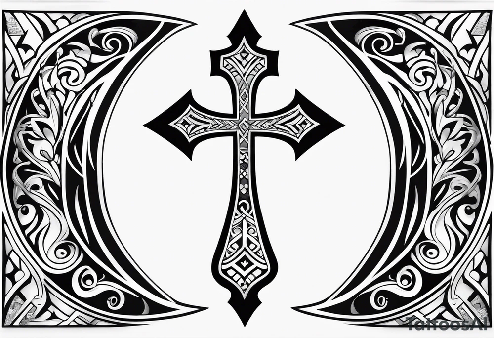 ankh, maori tattoo idea