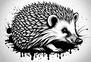 Buff Hedgehog tattoo idea
