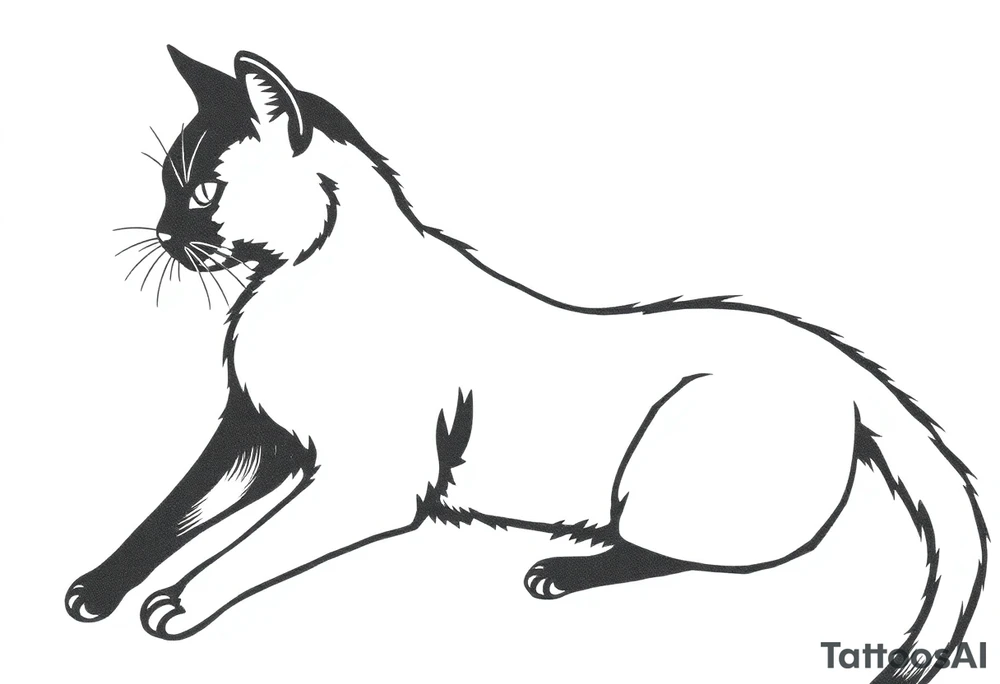 Black Cat tattoo idea