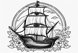 Pirate tattoo idea