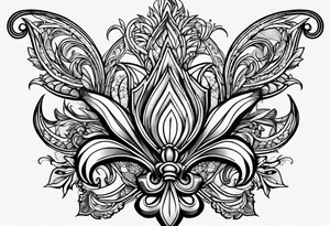 Fleur de lis tattoo idea
