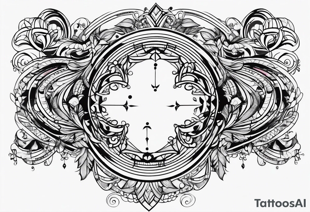 armband, lines tattoo idea