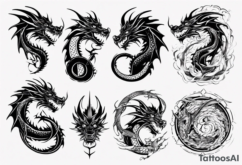 dragon tattoo idea