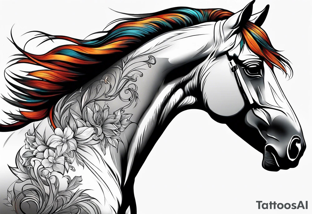 horse tattoo idea
