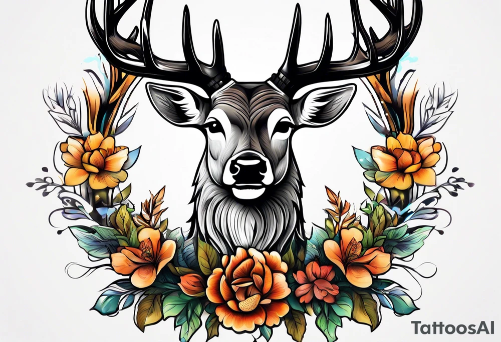 deer, tattoo idea
