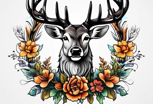 deer, tattoo idea