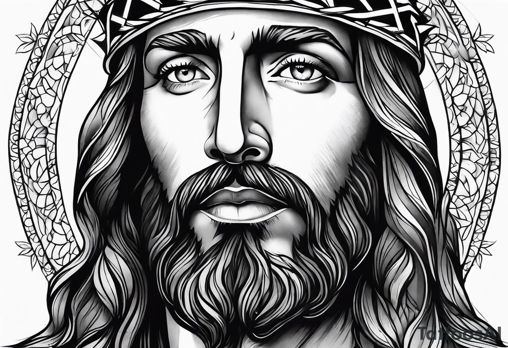 Jesus tattoo idea
