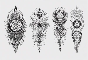 Surprise me with a tattoo, suitable for the back of the forearm tattoo idea