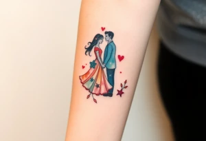 Husband and wife couples tatoo tattoo idea