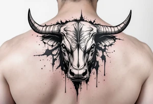 Wall Street bull tattoo tattoo idea