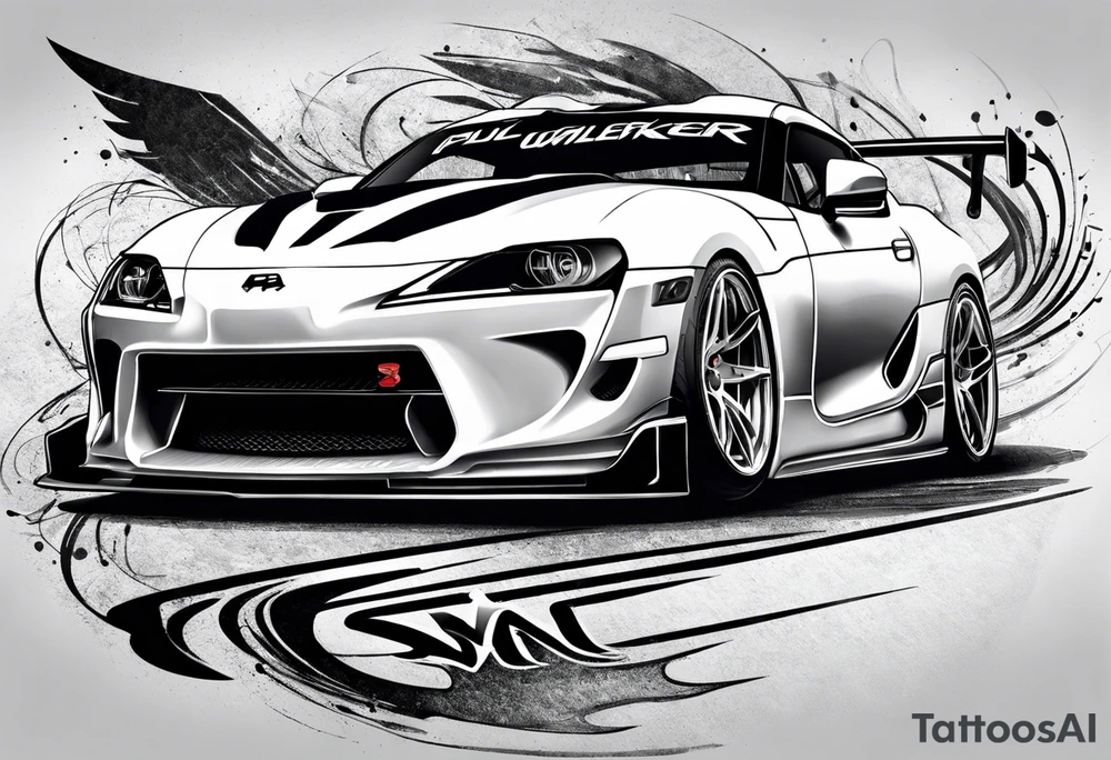 Paul Walker supra tattoo idea