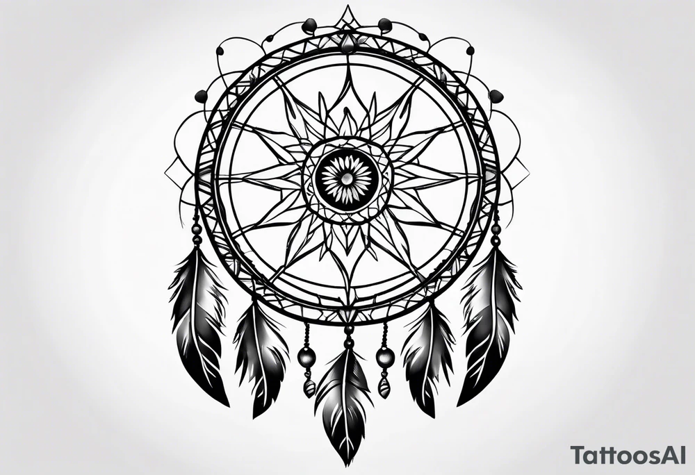Dream catcher tattoo idea