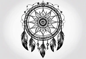 Dream catcher tattoo idea