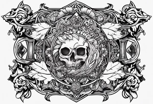 plain stone sacrificial alter tattoo idea