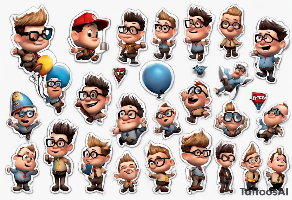 up! movie boy tattoo idea