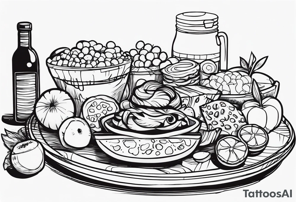 foodie tattoo idea