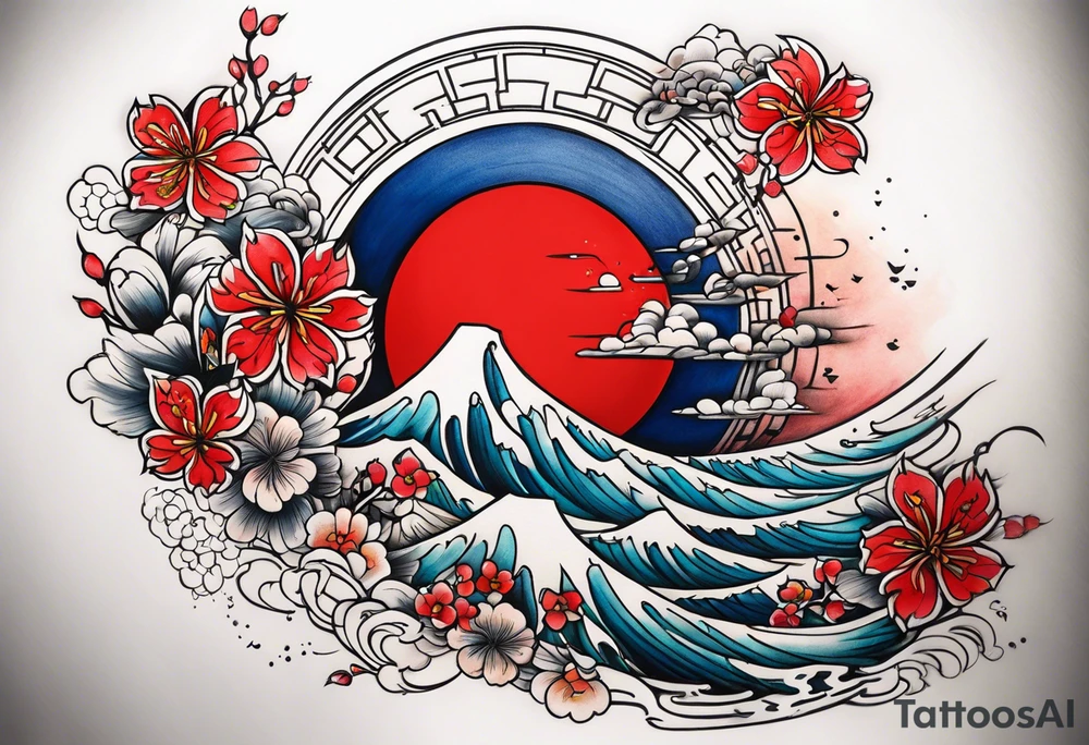 Starting over again after being broken in a relationship tattoo idea