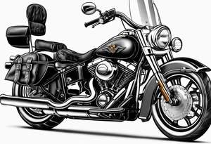 Woman riding a bullet tattoo idea