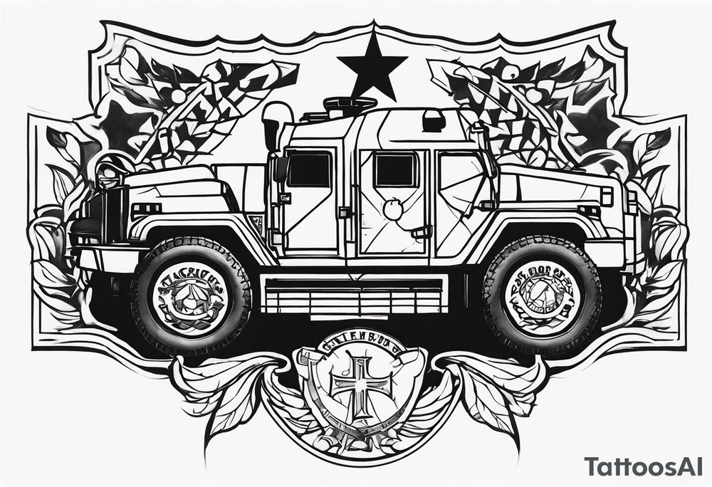Military police tattoo idea