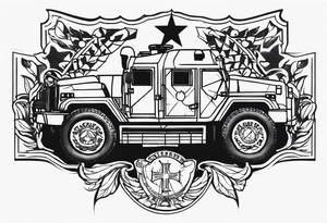 Military police tattoo idea