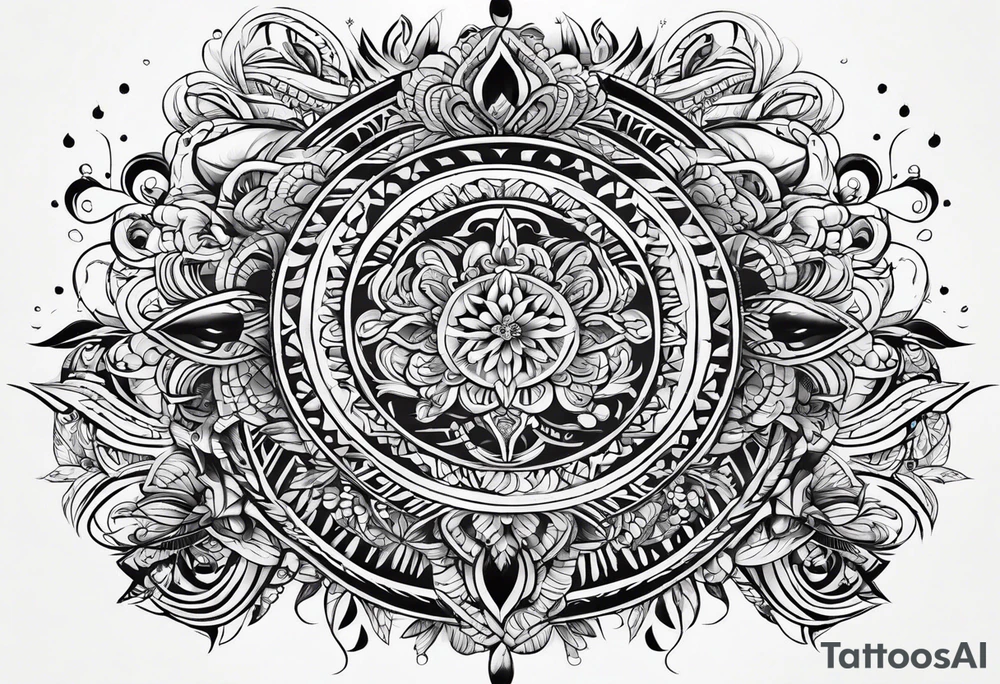Tribal Back Tattoo tattoo idea