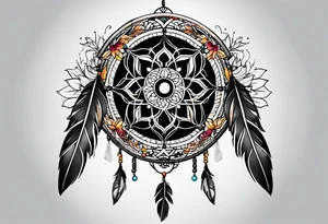 Dream catcher tattoo idea
