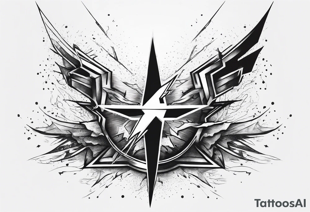 Lightning bolt tattoo idea