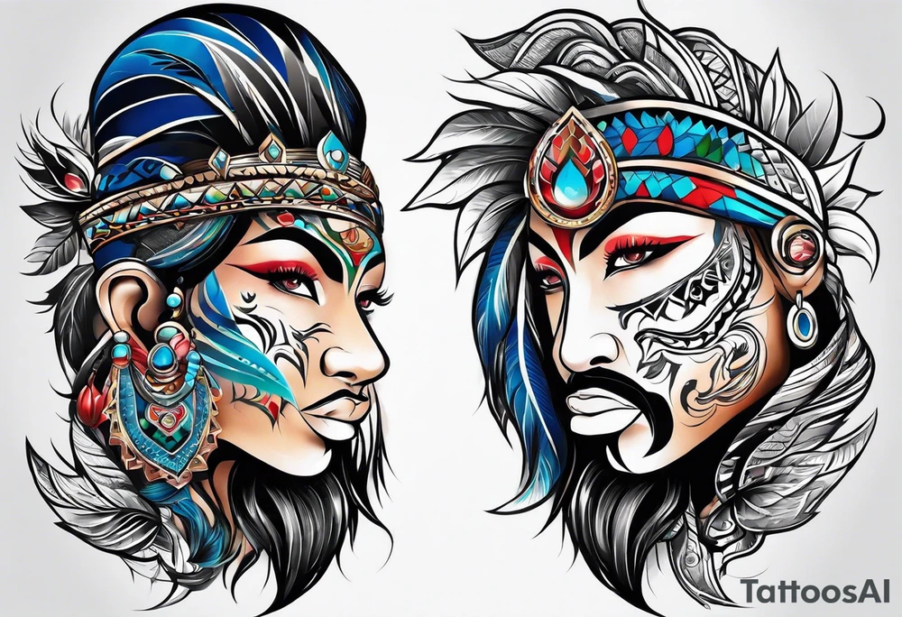 🇵🇷  🇻🇮  🇹🇹 tattoo idea