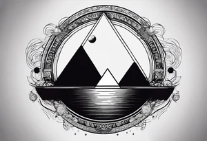 el dark side of the moon tattoo idea