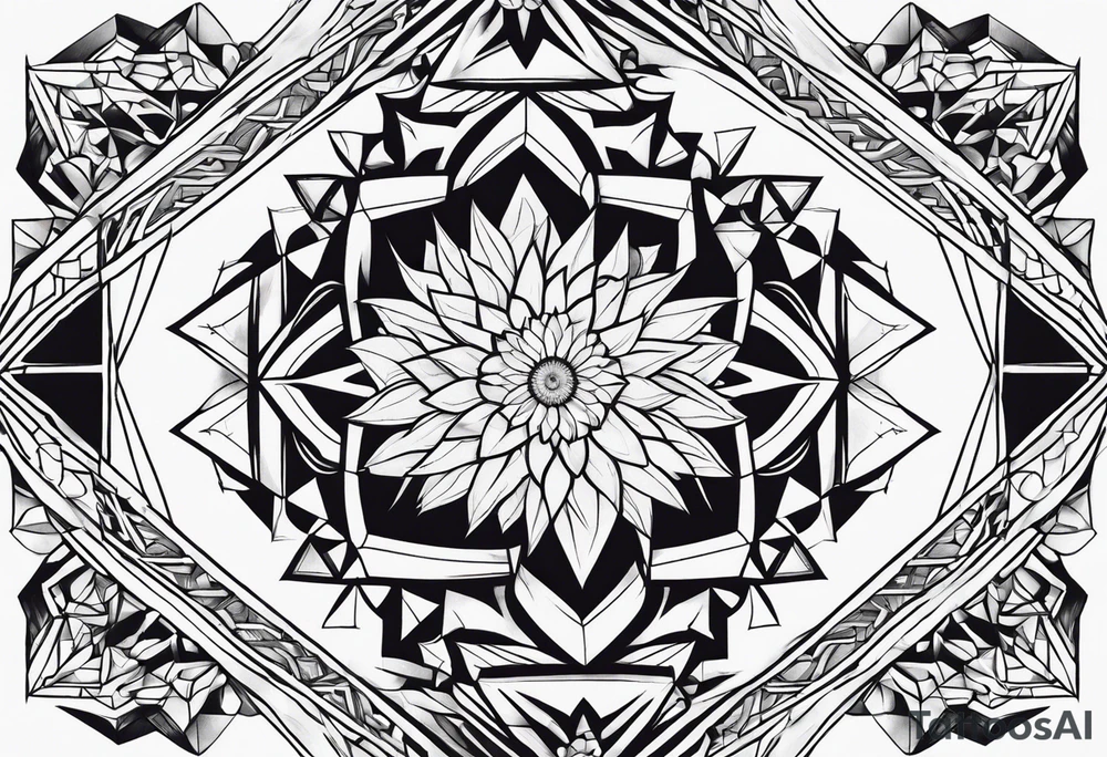 Geometric tattoo idea