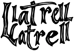 Lettering style fonts that say Latrell tattoo idea