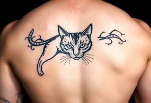 Black Cat tattoo idea