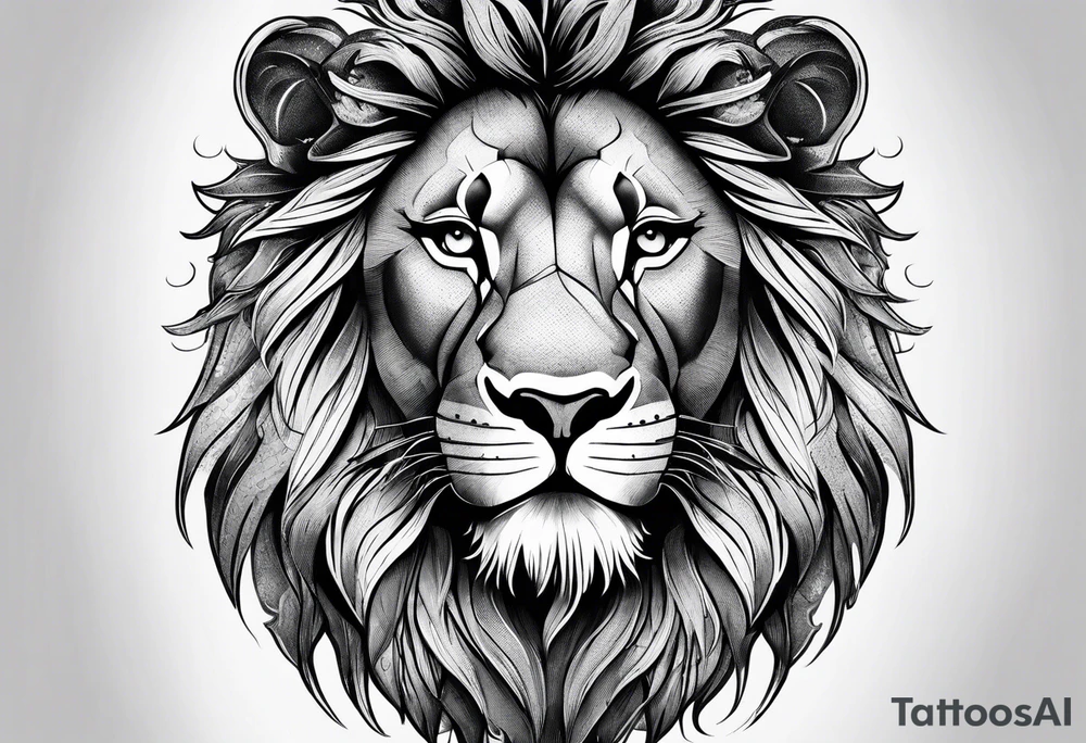 Lion from atlas tattoo idea