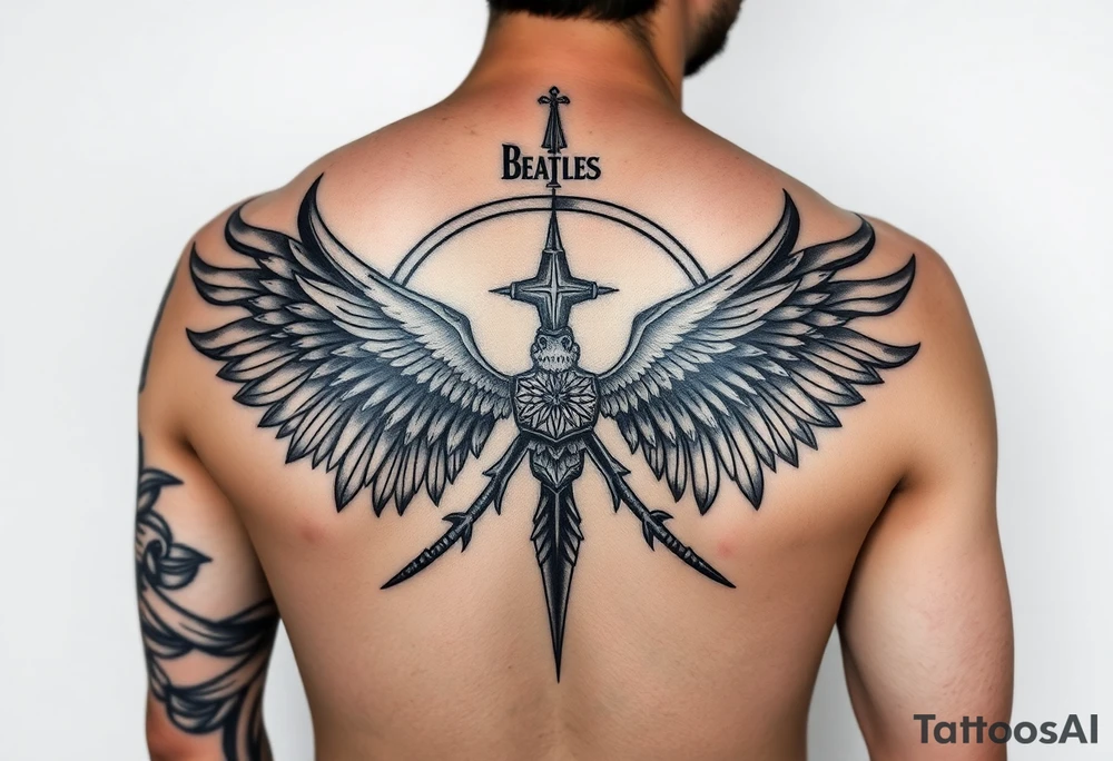 Let's create a tattoo, I'm egyptian half Palestinian, I have lived in America, Malaysia, Saudi Arabia, and now living in Australia where I'm going to stay. I want tattoos on my left arm, I first wanted a sleeve but now I'm liking the style of having just many individual tattoos on the same arm, but I still want a theam I have attached some examples, help me out with a design. I'll leave the style up to you, something like Jhonny depp. I don't like compasses, or scarab beatles tattoo idea