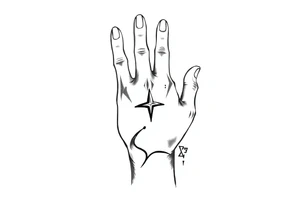 anime simple hand tattoo tattoo idea